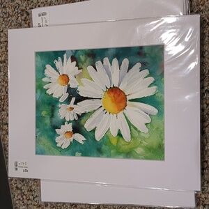 🎨Matted Art Print of Original Watercolour Painting